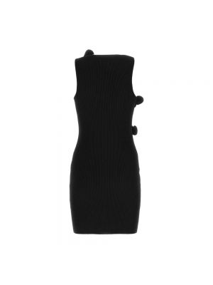 Sukienka mini z wiskozy Coperni czarna