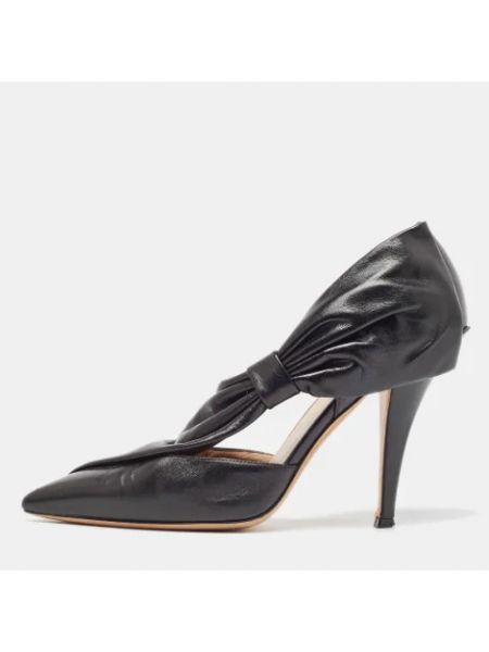Calzado de cuero retro Valentino Vintage negro