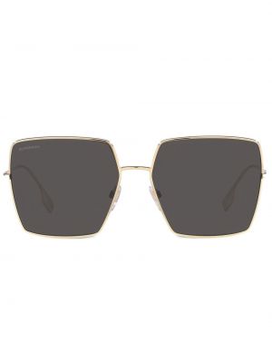 Kostkované sluneční brýle Burberry Eyewear zlaté