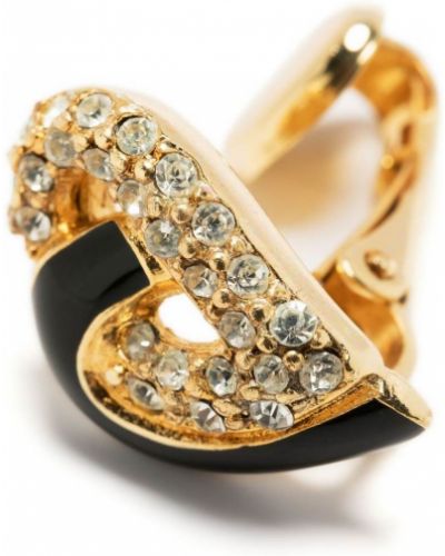Náušnice se srdcovým vzorem Christian Dior zlaté