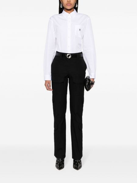 Kostkované cargo kalhoty Givenchy černé