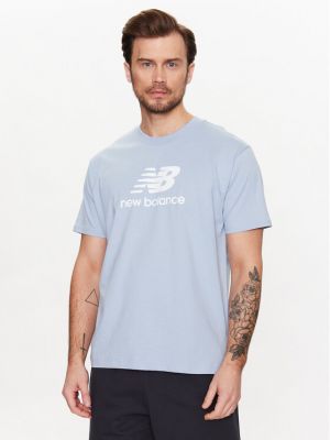 Laza szabású póló New Balance kék