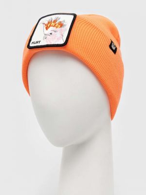 Dzianinowa czapka Goorin Bros pomarańczowa