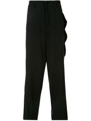 Pantalones con cremallera Yohji Yamamoto negro