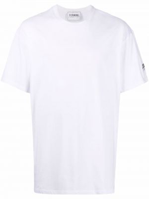 Camiseta de cuello redondo Iceberg blanco