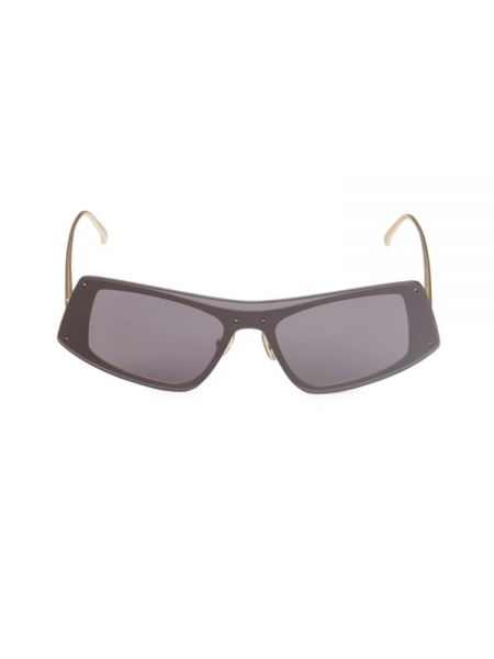 Прямоугольные солнцезащитные очки Sportmax серый