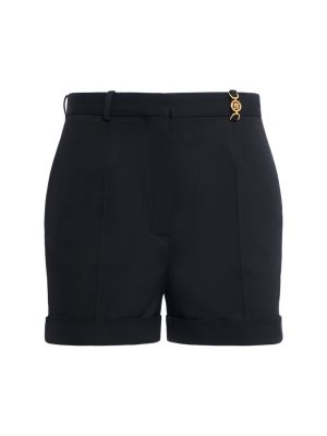 Woll shorts Versace schwarz