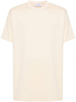 Bavlněné tričko Off-white bílé