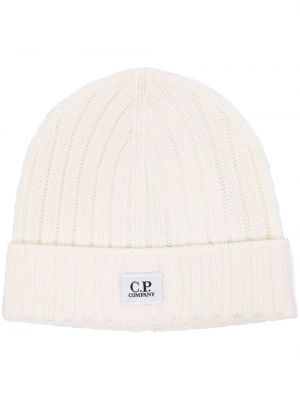 Вълнена шапка C.p. Company бяло
