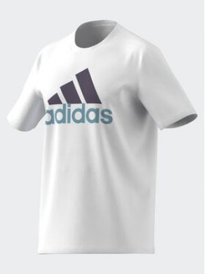 Džerzej priliehavé tričko Adidas biela