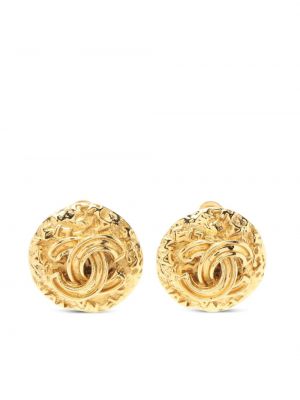 Fülbevaló Chanel Pre-owned aranyszínű