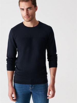 Žakarda džemperis Avva zils