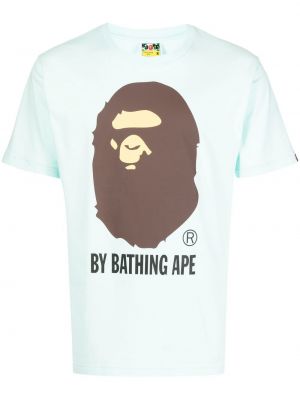 Trykt t-skjorte A Bathing Ape® grønn