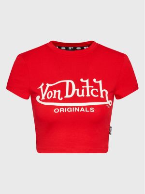 Koszulka Von Dutch czerwona