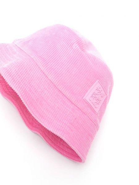 Manšestrový klobouk Loewe růžový