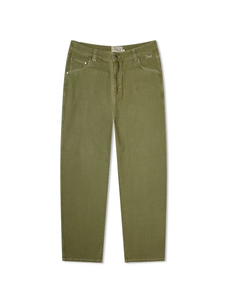 Классические брюки свободного кроя Dime зеленые