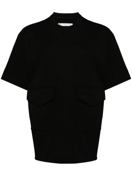 Trøje t-shirt Sacai sort