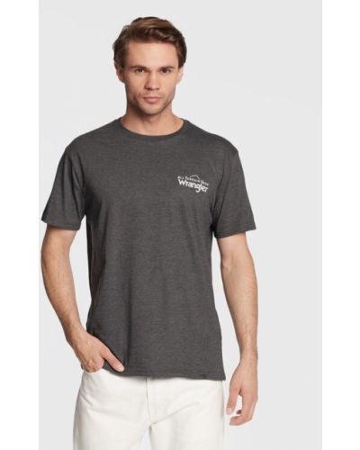 T-shirt Wrangler grigio
