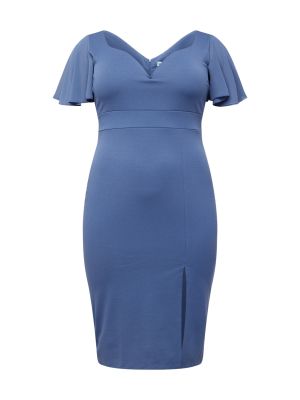 Košeľové šaty Wal G. modrá
