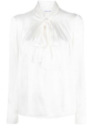 Košile s mašlí Alberta Ferretti bílá