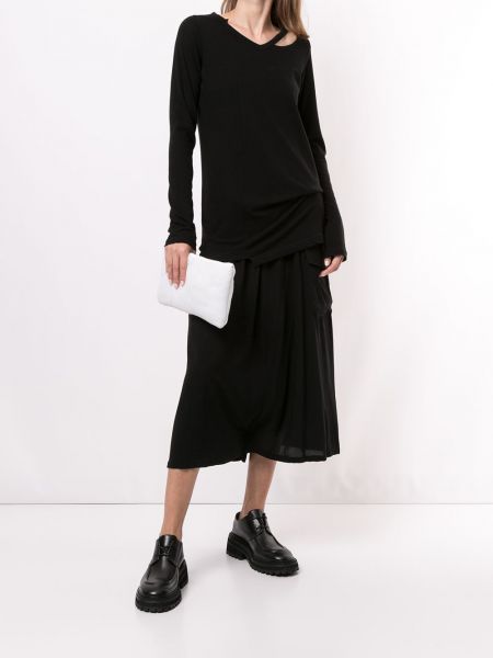 Spódnica asymetryczna Yohji Yamamoto czarna