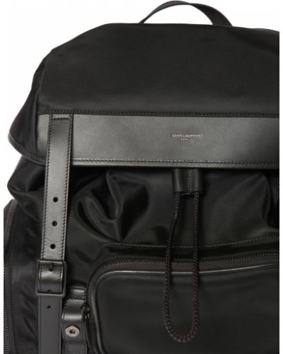 Nylonowy plecak Saint Laurent czarny