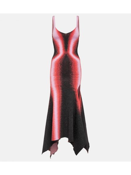 Dlouhé šaty s potlačou Y/project ružová