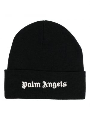 Памучна шапка бродирана Palm Angels