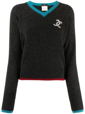 Kašmira džemperis Chanel Pre-owned pelēks