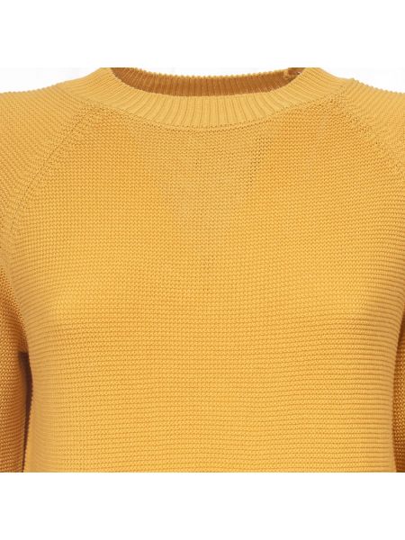 Suéter de algodón Max Mara Weekend amarillo