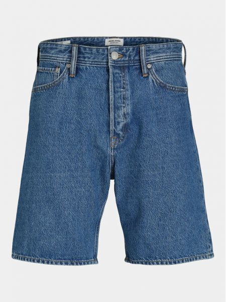 Voľné priliehavé džínsové šortky Jack&jones modrá