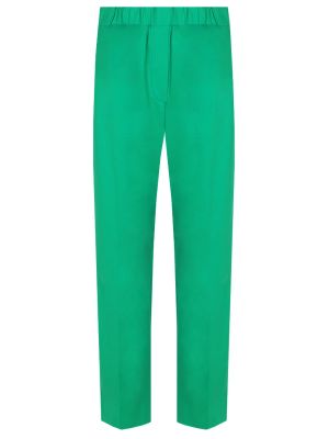 Хлопковые брюки Anneclaire зеленые