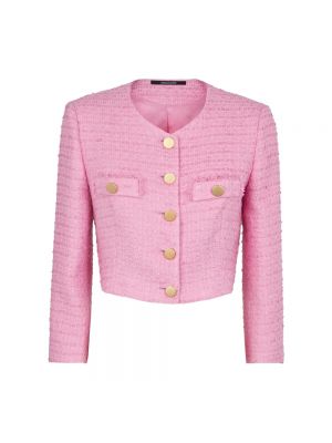 Tweed jacke Tagliatore pink