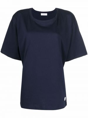 Оверсайз футболка с круглым вырезом SociÉtÉ Anonyme, синяя