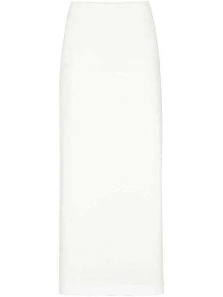 Bavlněné dlouhá sukně Brunello Cucinelli bílé