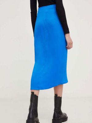 Midi sukně Answear Lab modré