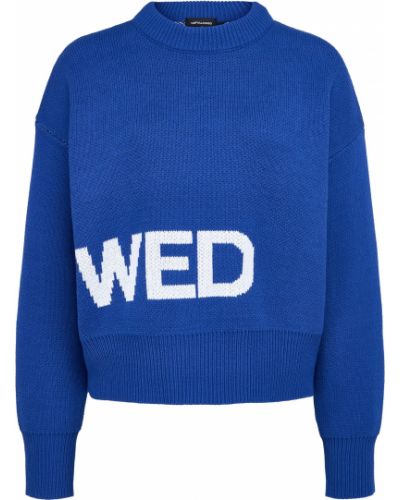 Пуловер Unfollowed X About You синьо