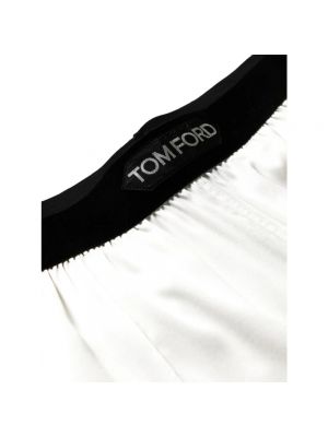 Proste spodnie Tom Ford beżowe