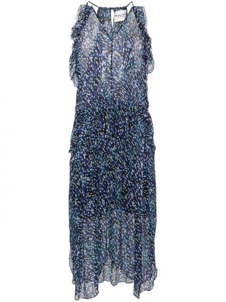 Obleka s potiskom z abstraktnimi vzorci Marant Etoile