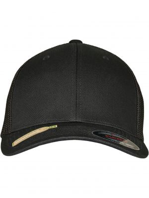 Καπέλο από διχτυωτό Flexfit μαύρο