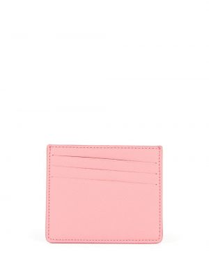 Bőr pénztárca Maison Margiela rózsaszín