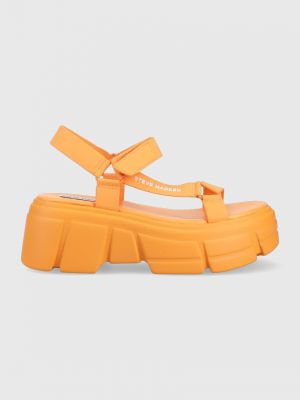 Sandály na platformě Steve Madden oranžové