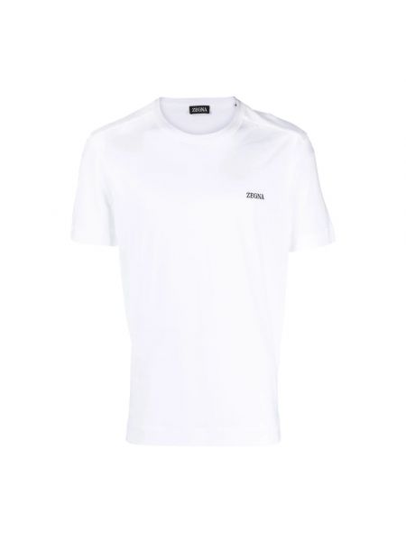 Jersey t-shirt Ermenegildo Zegna weiß