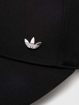 Хлопковая кепка Adidas Originals черная