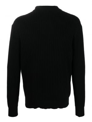 Polo en tricot Filippa K noir