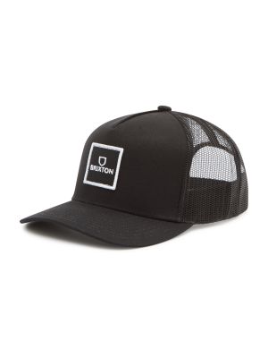 Καπέλο από διχτυωτό Brixton μαύρο