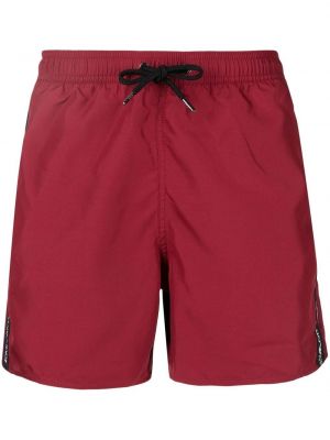 Trykt shorts Emporio Armani rød