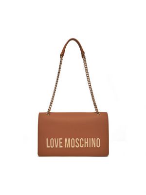 Pisemska torbica Love Moschino rjava