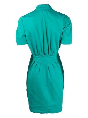 Sukienka mini dopasowana Thierry Mugler Pre-owned zielona