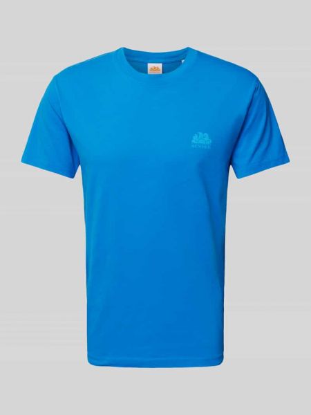 Koszulka z nadrukiem Sundek niebieska